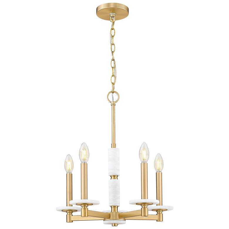 Image 1 Kaden by Z-Lite Modern Gold 5 Light Chandelier