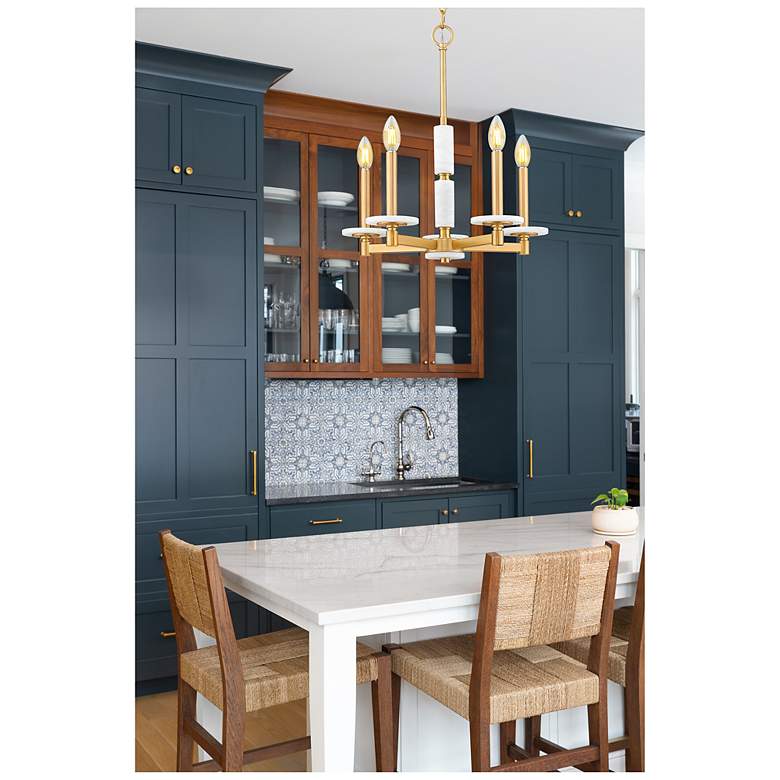 Image 3 Kaden by Z-Lite Modern Gold 5 Light Chandelier more views
