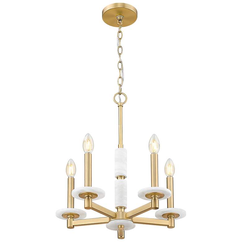 Image 4 Kaden by Z-Lite Modern Gold 5 Light Chandelier more views