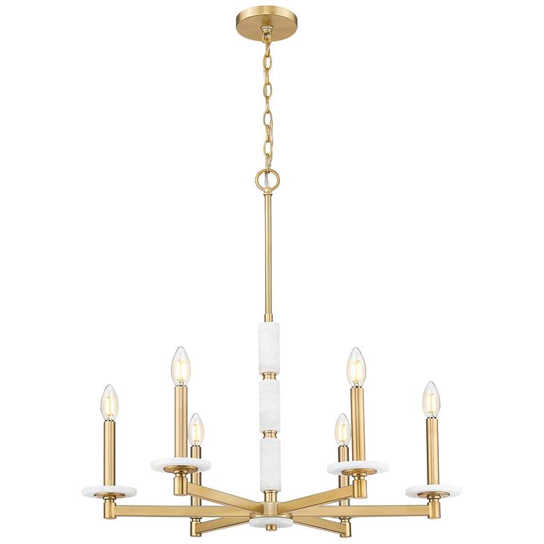 Image 1 Kaden by Z-Lite Modern Gold 6 Light Chandelier