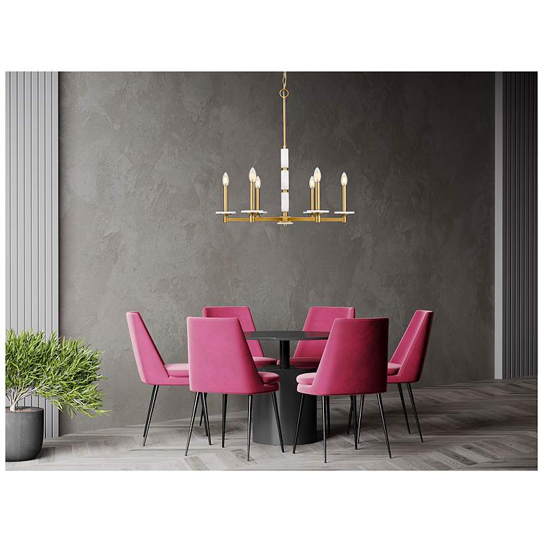 Image 2 Kaden by Z-Lite Modern Gold 6 Light Chandelier more views
