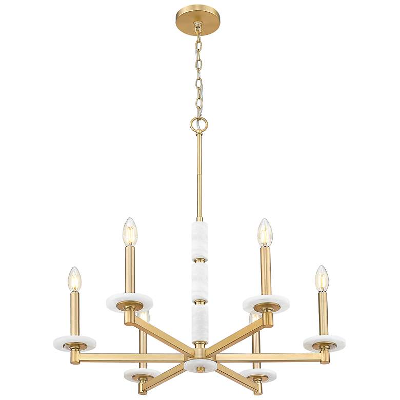 Image 4 Kaden by Z-Lite Modern Gold 6 Light Chandelier more views