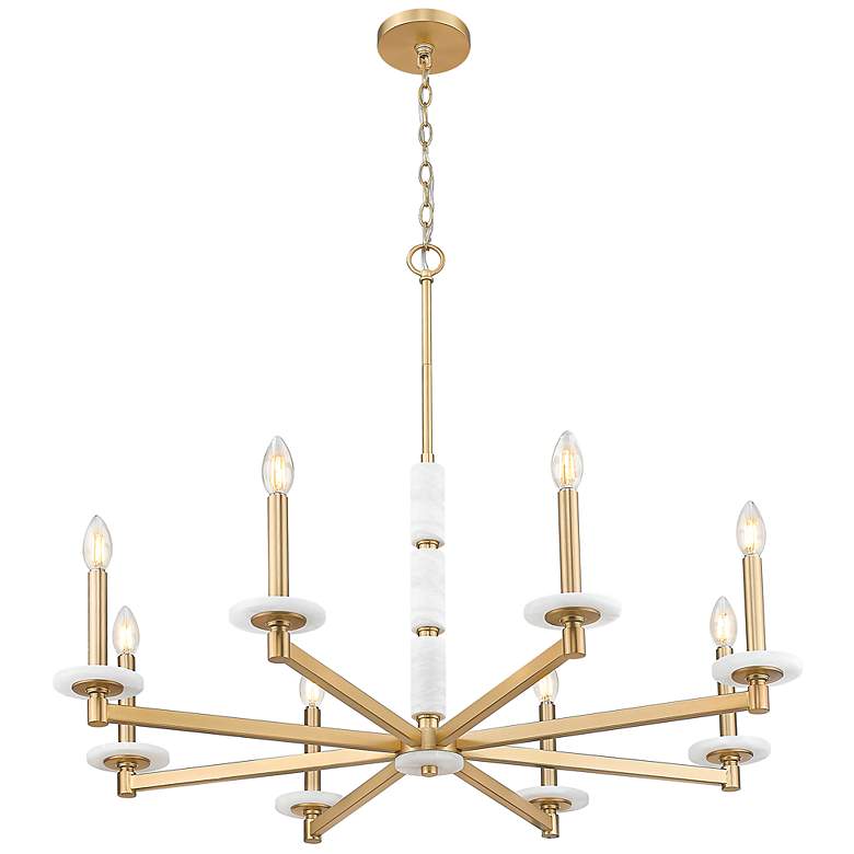 Image 4 Kaden by Z-Lite Modern Gold 8 Light Chandelier more views