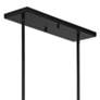 4_Kadera 40" Wide Semi Gloss Black 5-Light Island Pendant more views