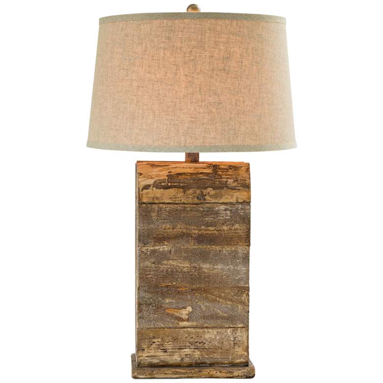 Image 2 Kadoka 30 1/2" Handcrafted Hydrocal Rustic Southwest Table Lamp