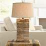 1_Kadoka 30 1/2" Handcrafted Hydrocal Rustic Southwest Table Lamp
