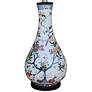 3_Kaede Garden Flowers 24" Multi-Color Wine Vase Porcelain Table Lamp more views