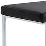 3_Kafka 24" Black Leatherette Counter Stool more views