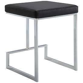 Image5 of Kafka 24" Black Leatherette Counter Stool more views