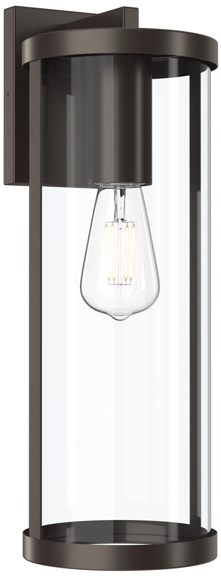 Image 2 Kagen Extra Large Outdoor Wall Light with Clear Glass Panels