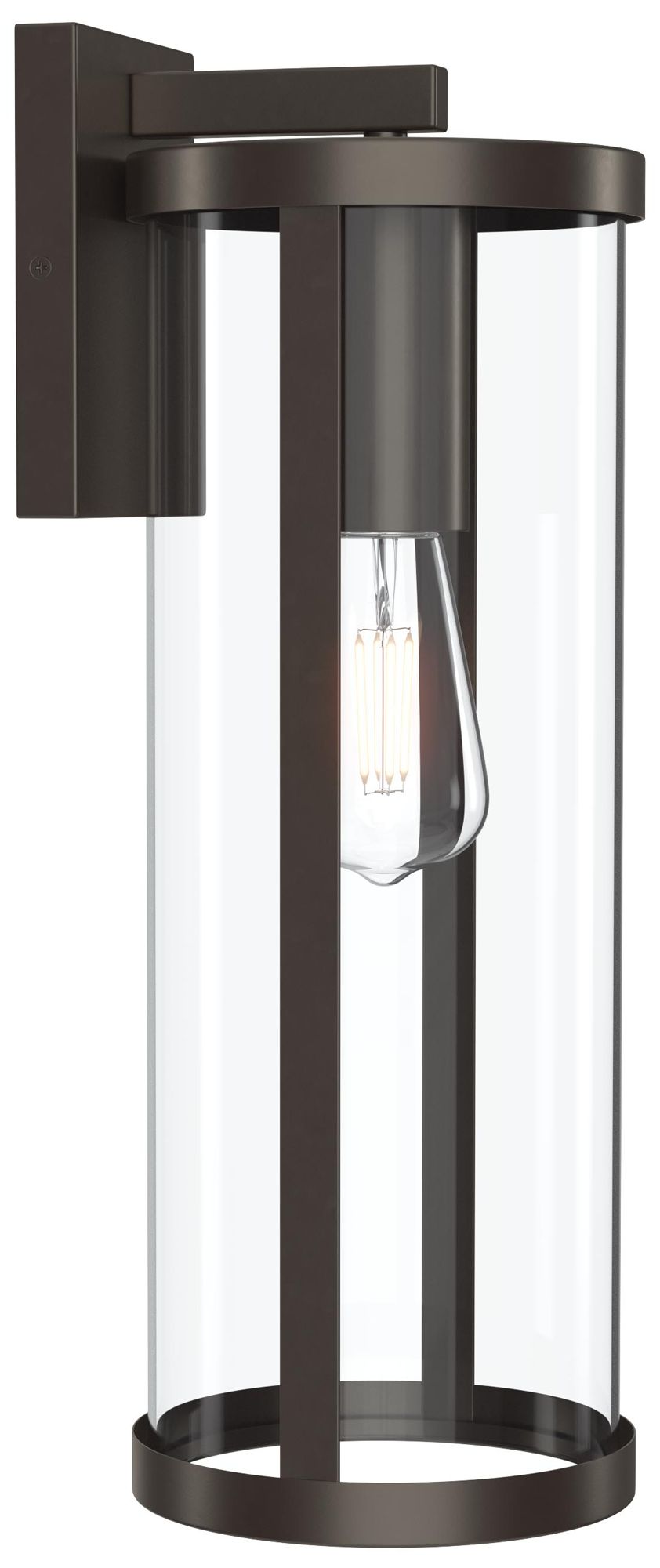 Kagen Extra Large Outdoor Wall Light with Clear Glass Panels