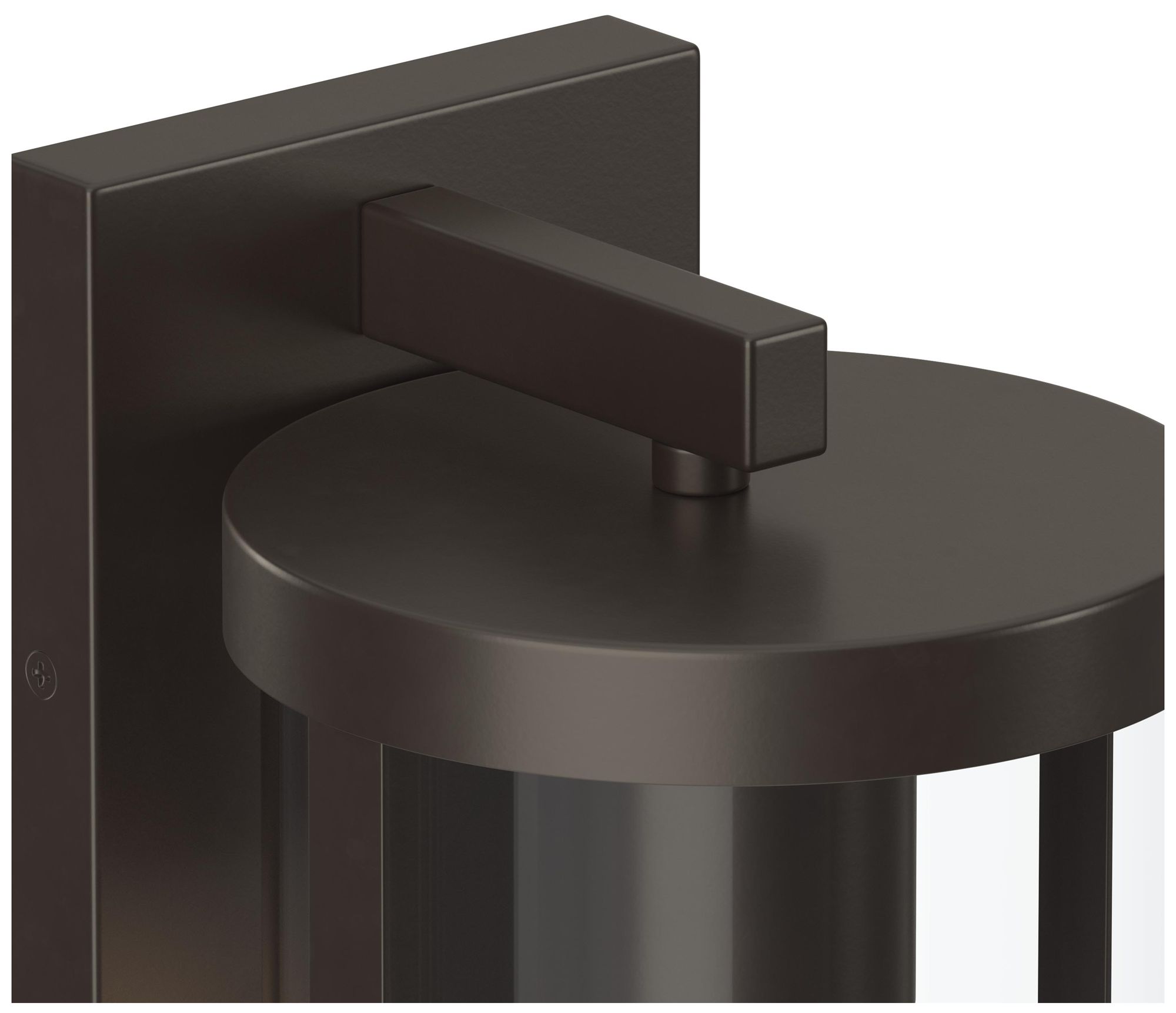 Image 7 Kagen Large Outdoor Wall Light with Clear Glass Panels more views