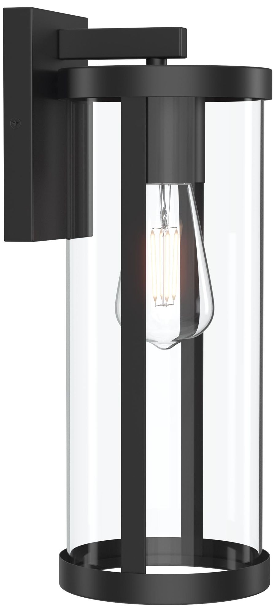 Kagen Large Outdoor Wall Light with Clear Glass Panels