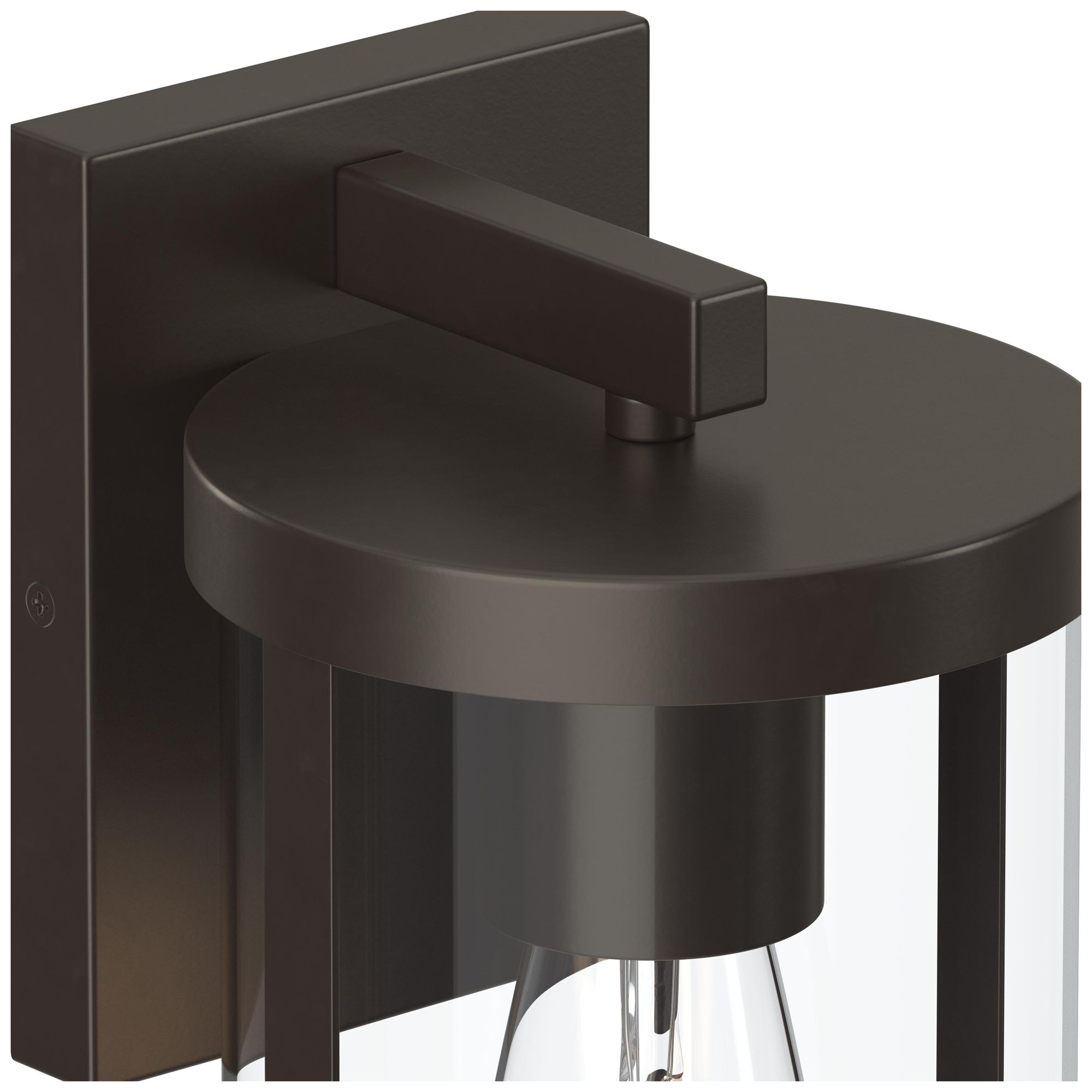 Image 6 Kagen Medium Outdoor Wall Light with Clear Glass Panels more views
