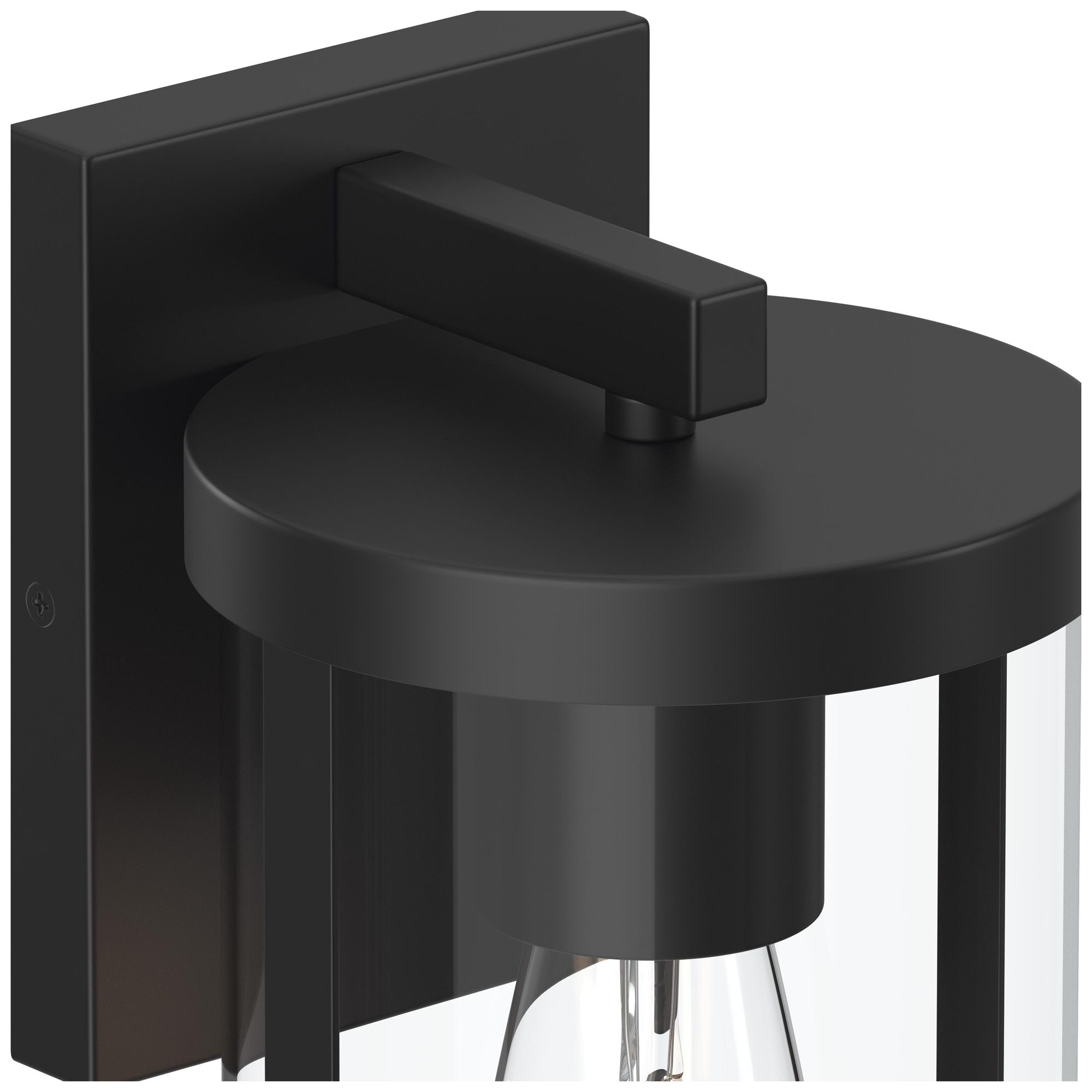 Image 6 Kagen Medium Outdoor Wall Light with Clear Glass Panels more views