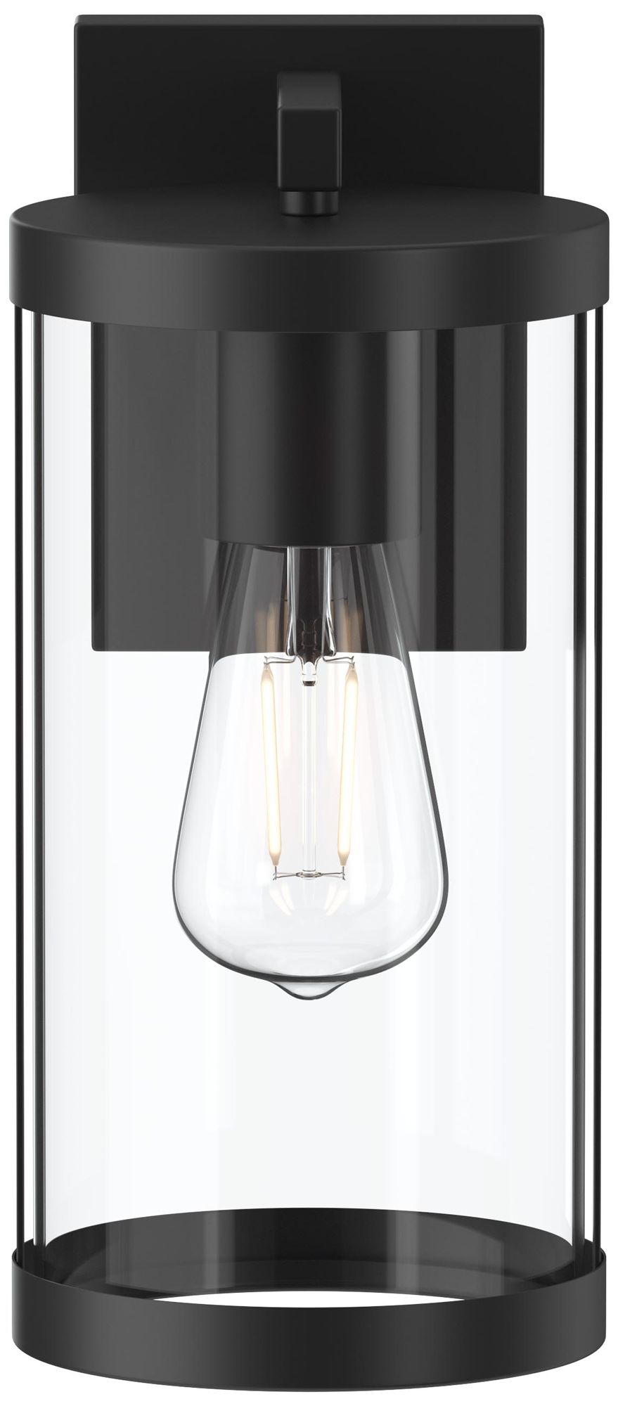 Image 7 Kagen Medium Outdoor Wall Light with Clear Glass Panels more views