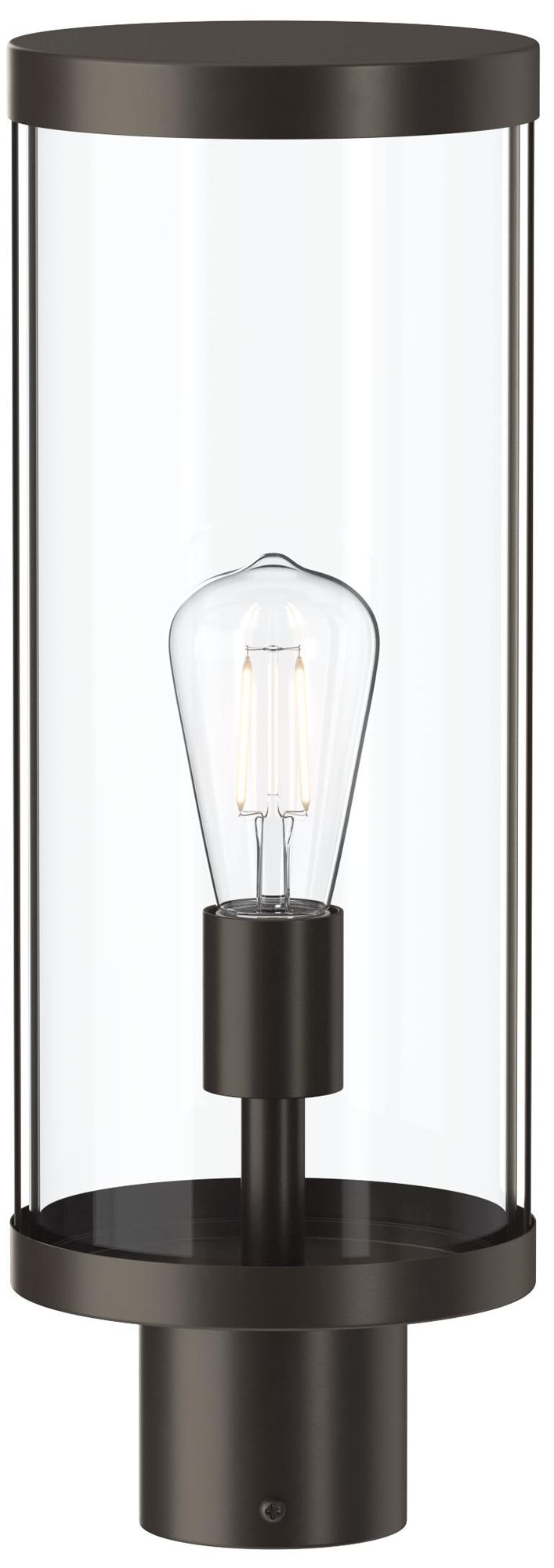 Image 6 Kagen Outdoor Post Light with Clear Glass Panels more views