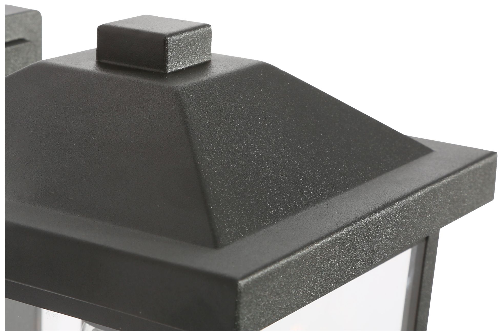 Image 2 Kagib 11.4" High Black Glass Outdoor Wall Light more views