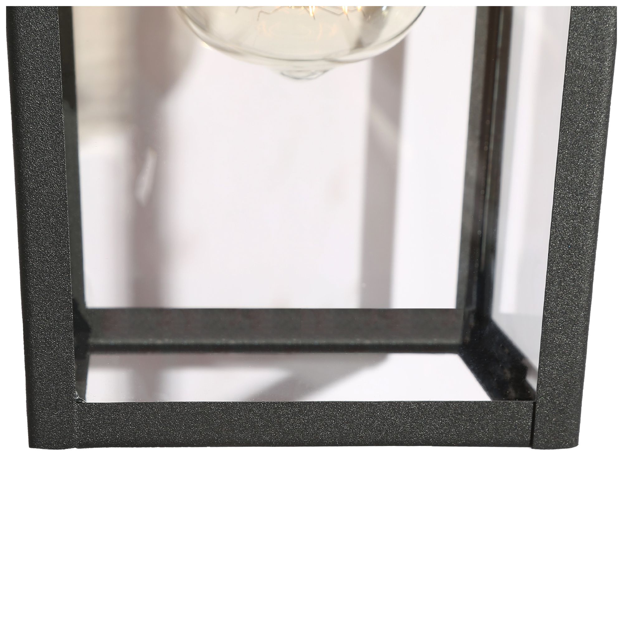 Image 6 Kagib 11.4" High Black Glass Outdoor Wall Light more views