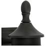 4_Kagib 11.8" High Black Glass Outdoor Wall Light more views