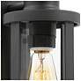 6_Kagib 11.8" High Black Glass Outdoor Wall Light more views