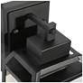 4_Kagib 11" High Black Glass Outdoor Wall Light more views