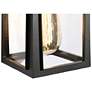 5_Kagib 9.1" High Black Glass Outdoor Wall Light Set of 2 more views
