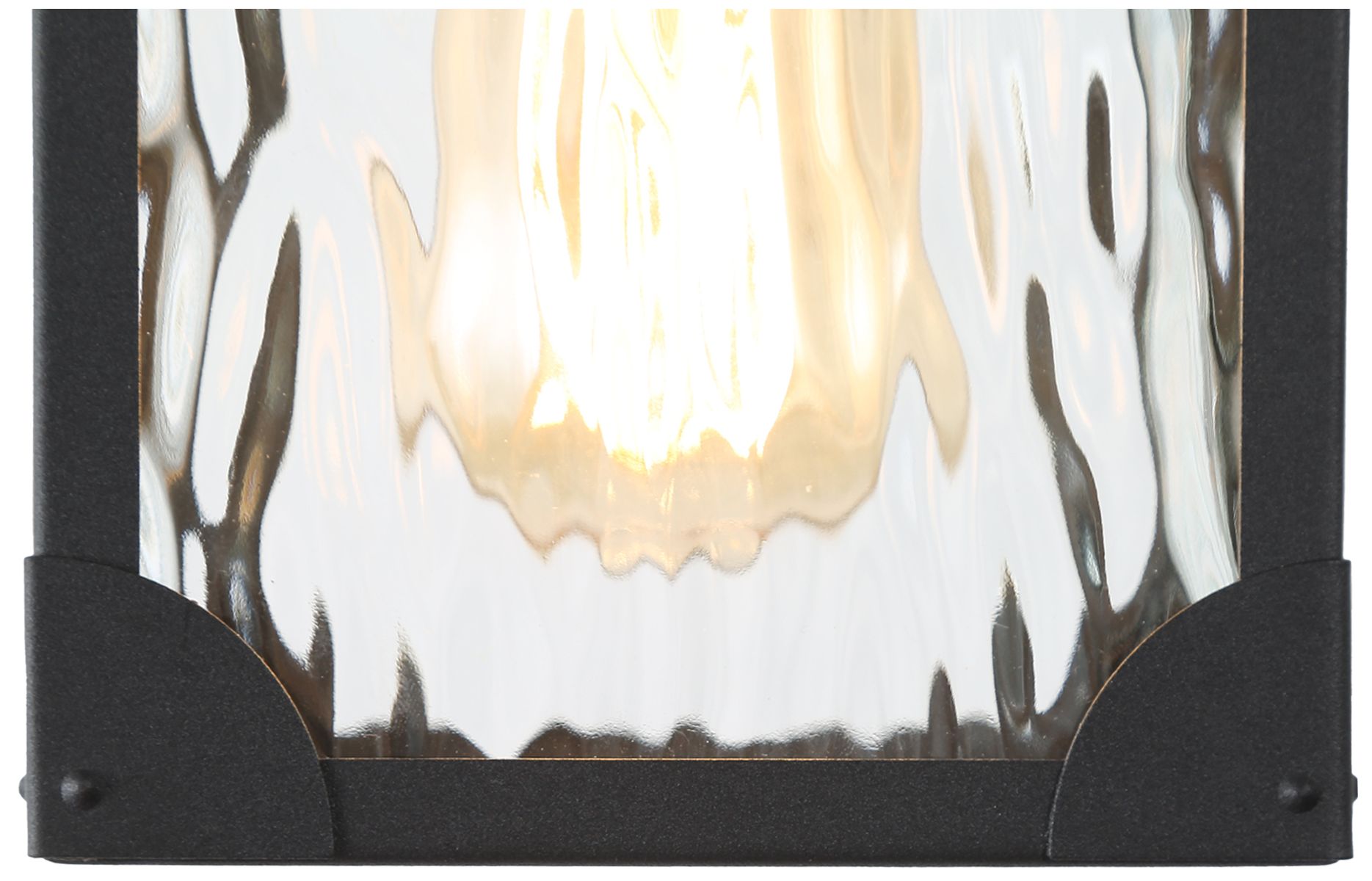 Image 3 Kagib 9.8" High Black Glass Outdoor Wall Light more views