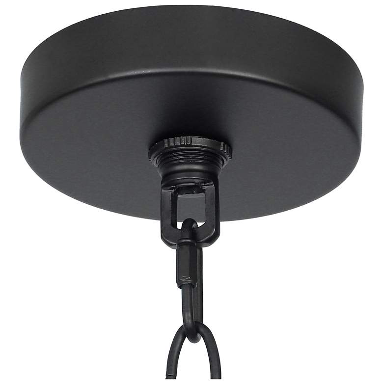 Image 4 Kagib 9.8" High Black Glass Outdoor Wall Light more views