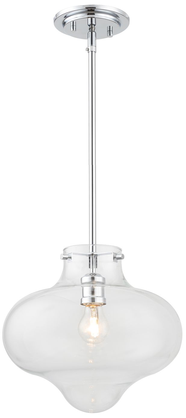 Kai 12" Polished Chrome Pendant