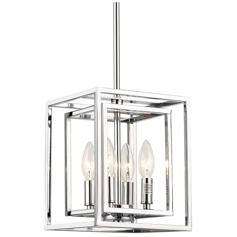 Image 1 Kai 4 Light Polished Chrome Pendant