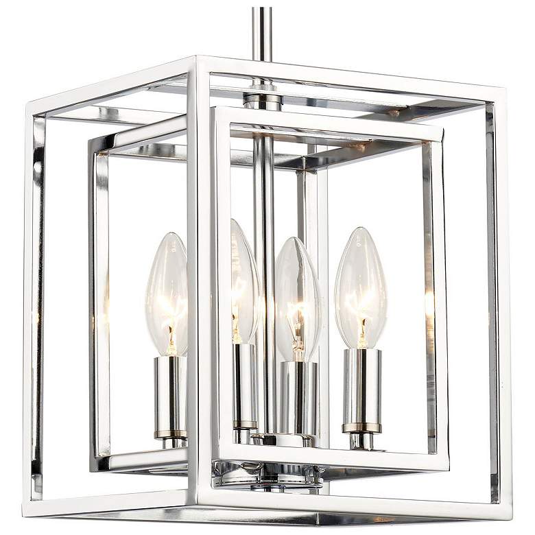 Image 2 Kai 4 Light Polished Chrome Pendant more views