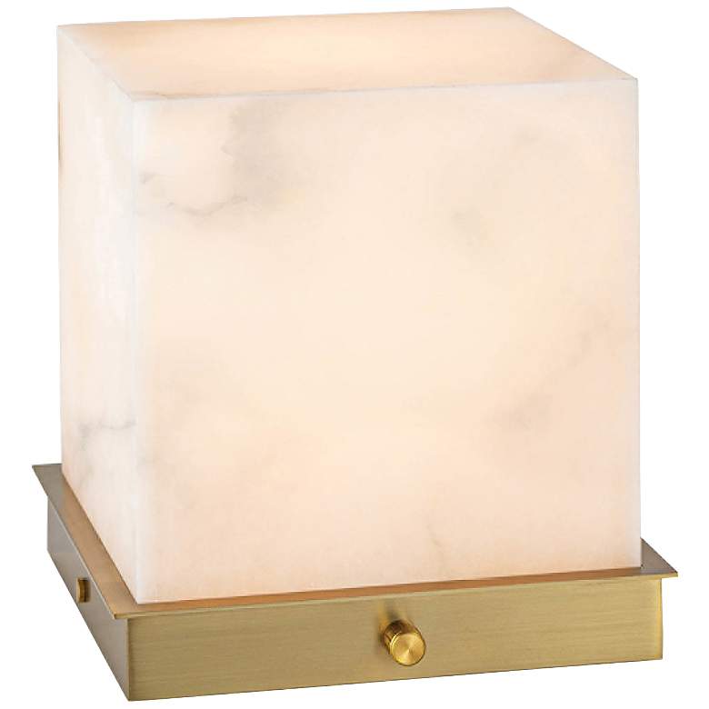 Image 1 Kai 9 1/4" High Natural Stone Uplight Accent Table Lamp
