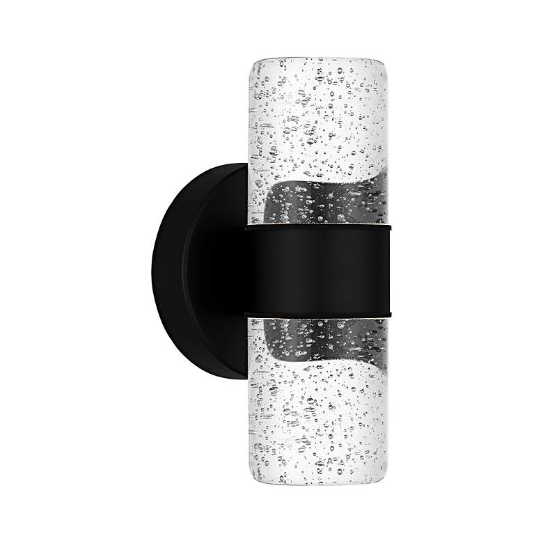 Image 3 Kaia Integrated LED Matte Black Outdoor Wall Lantern more views