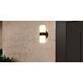 7_Kaia Integrated LED Matte Black Outdoor Wall Lantern more views