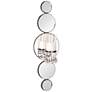 Kaia Mirrored Glass Pillar Candle Holder Wall Sconce