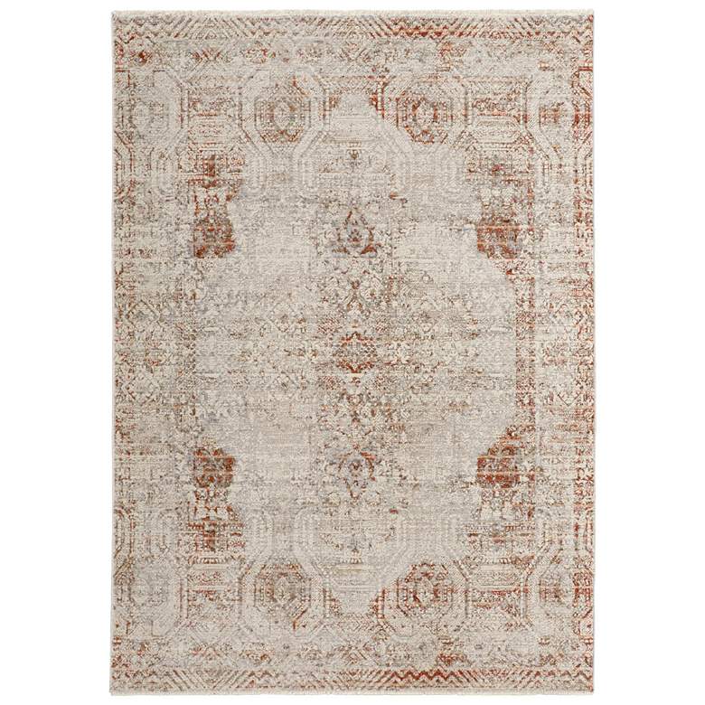 Image 1 Kaia Transitional Distressed Soft Indoor Tan Area Rug 39GKF