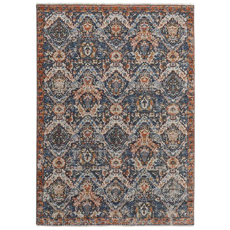 Image 1 Kaia Transitional Floral & Botanical Soft Indoor Blue Area Rug 39HRF