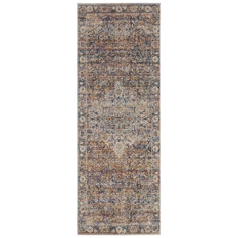 Image 1 Kaia Transitional Medallion Soft Indoor Tan Area Rug 39GMF