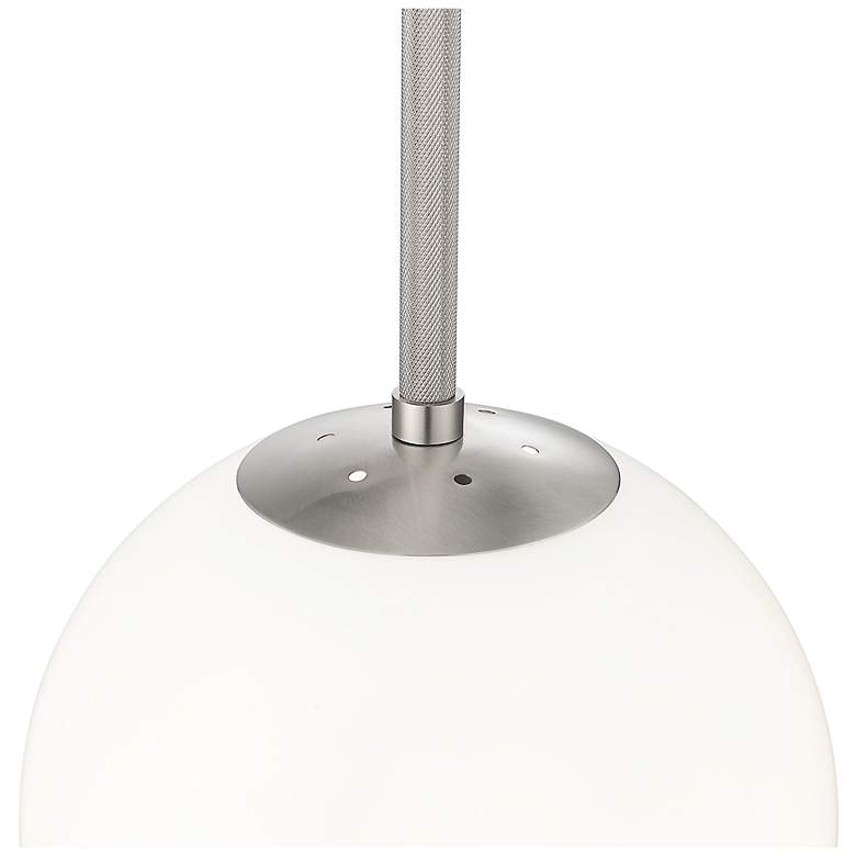 Image 4 Kairo 12" Wide 1-Light Pendant in Brushed Nickel more views