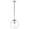 Kairo 12" Wide 1-Light Pendant in Brushed Nickel