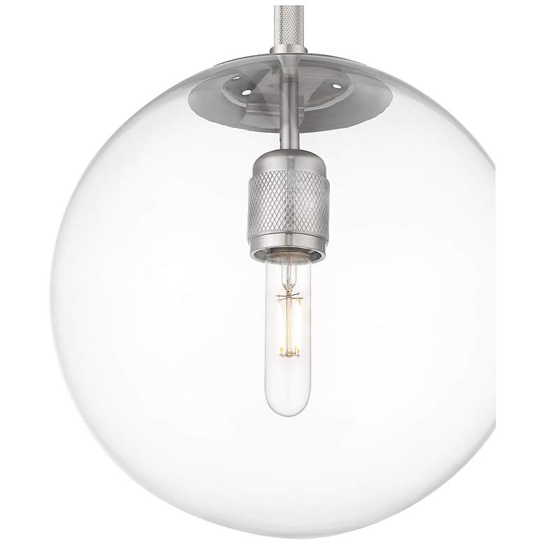 Image 3 Kairo 12" Wide 1-Light Pendant in Brushed Nickel more views