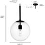 7_Kairo 12" Wide 1-Light Pendant in Brushed Nickel more views