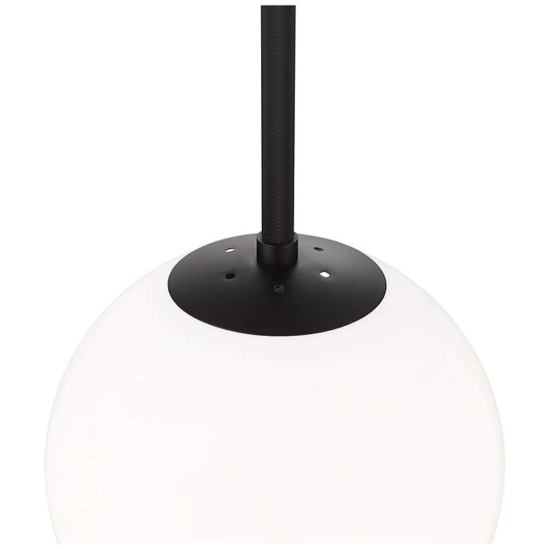 Image 4 Kairo 12" Wide 1-Light Pendant in Matte Black more views