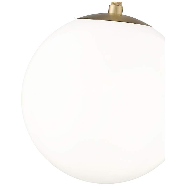 Image 3 Kairo 12" Wide 1-Light Pendant in Vintage Brass more views