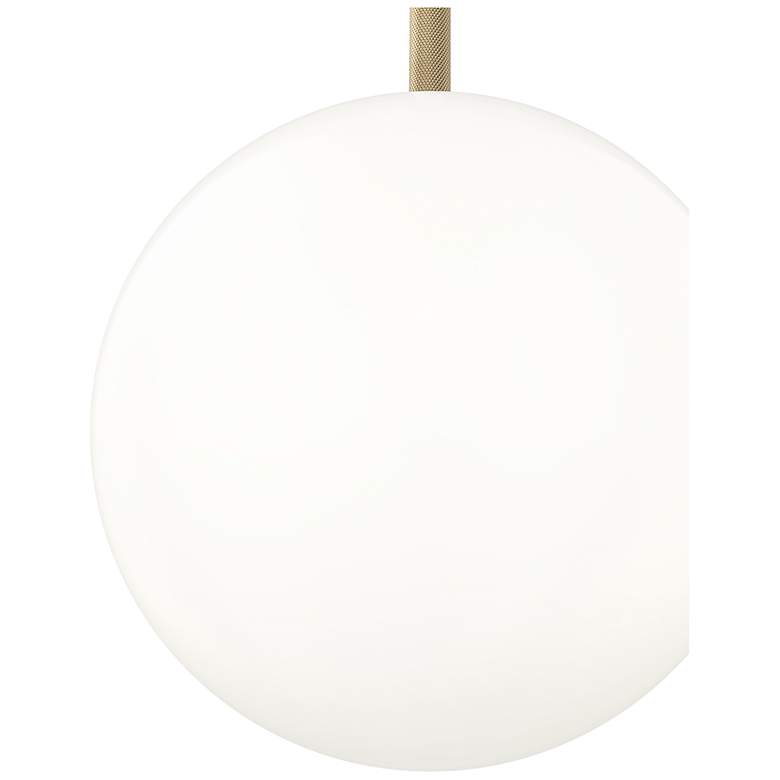 Image 5 Kairo 12" Wide 1-Light Pendant in Vintage Brass more views