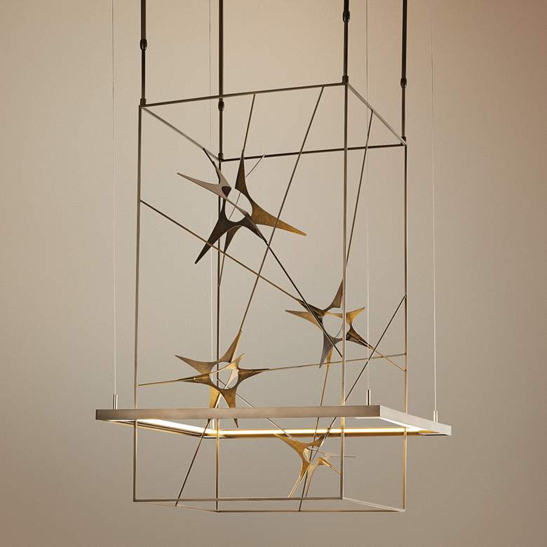 Image 1 Kairos 27 1/2" Wide Dark Smoke LED Pendant Light