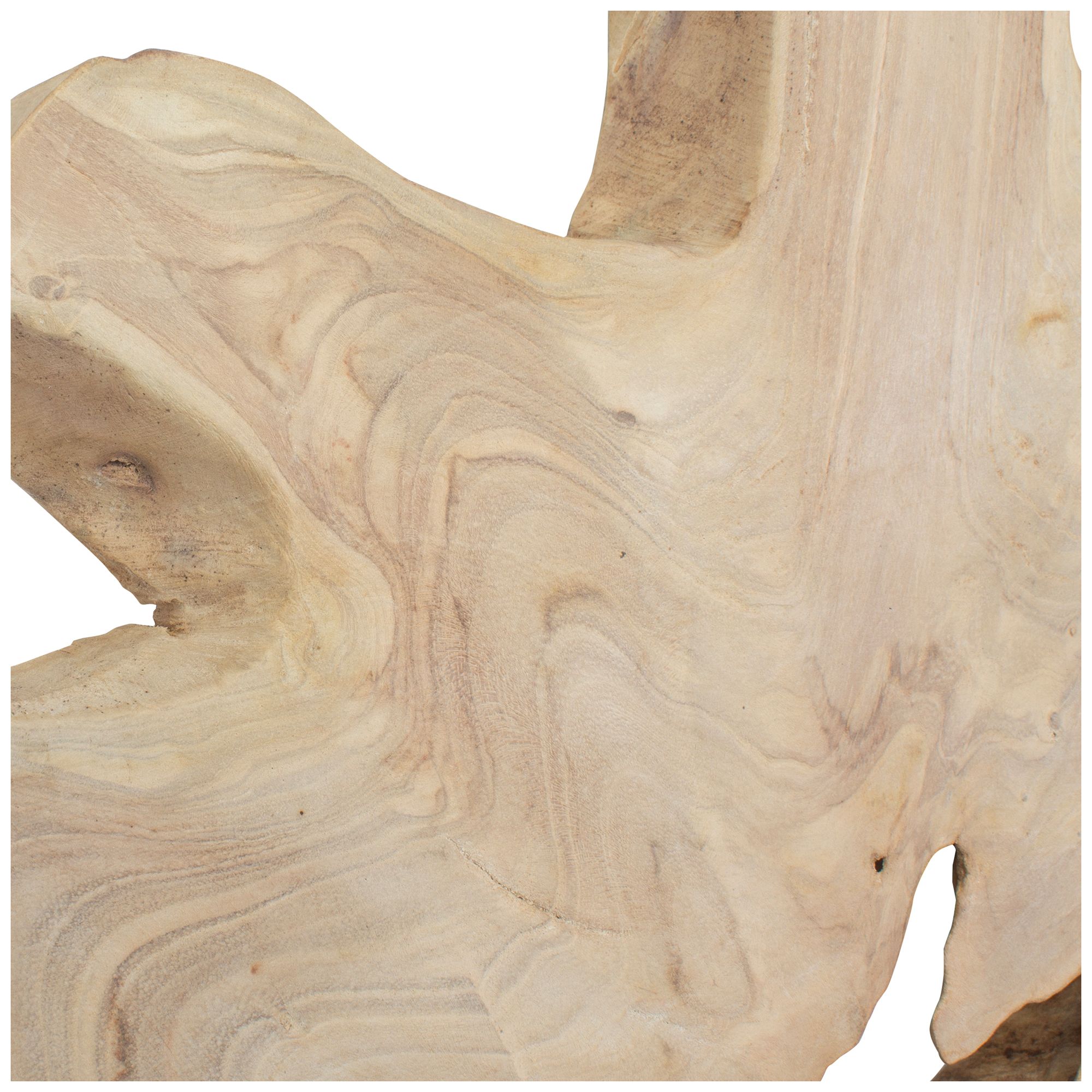 Image 3 Kalani 3-Piece Bleached Wood Indoor-Outdoor Wall Decor Set more views