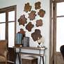 4_Kalani Panels Natural Teak Wood 3-Piece Wall Art Set more views