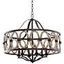 2_Kalco Belmont Florence 28 1/2" Wide Wrought Iron Gold Chandelier